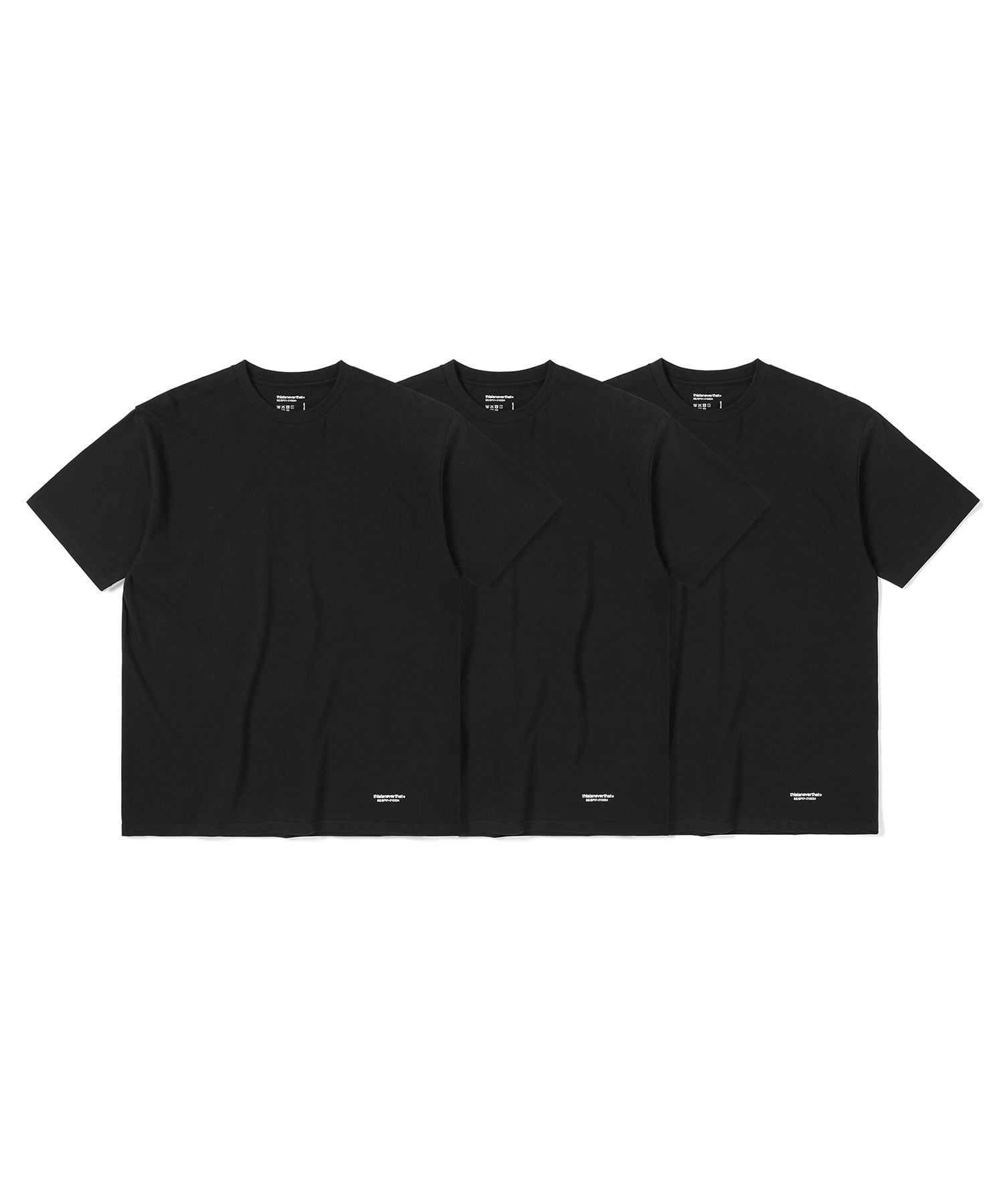 ★thisisneverthat★ 3 TAGLESS TSHIRTS Black TNCO0TUNST01BLK MUSINSA | thisisneverthat® 3 TAGLESS T-SHIRTS Black