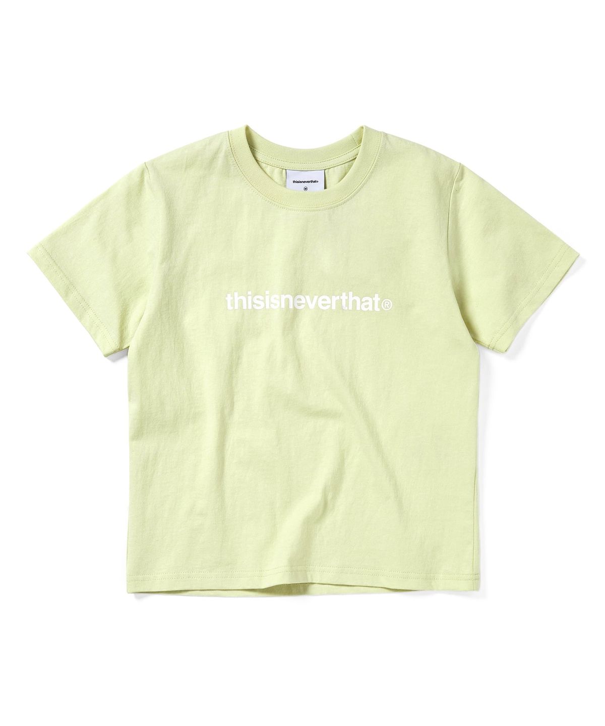 디스이즈네버댓(THISISNEVERTHAT) T-Logo W Tee Yellow Green
