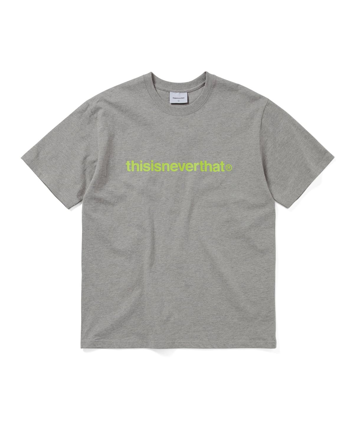 디스이즈네버댓(THISISNEVERTHAT) (SS25) T-Logo Tee Dark Heather Grey
