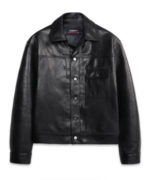 프리미엄 베지터블 스터드 트러커 자켓