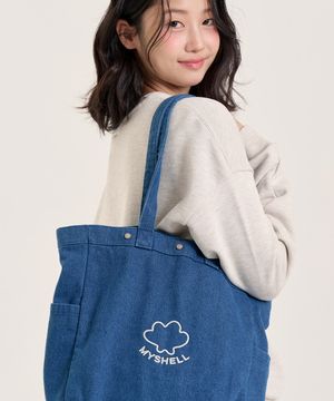 블루문 데님 토트백_10711TT