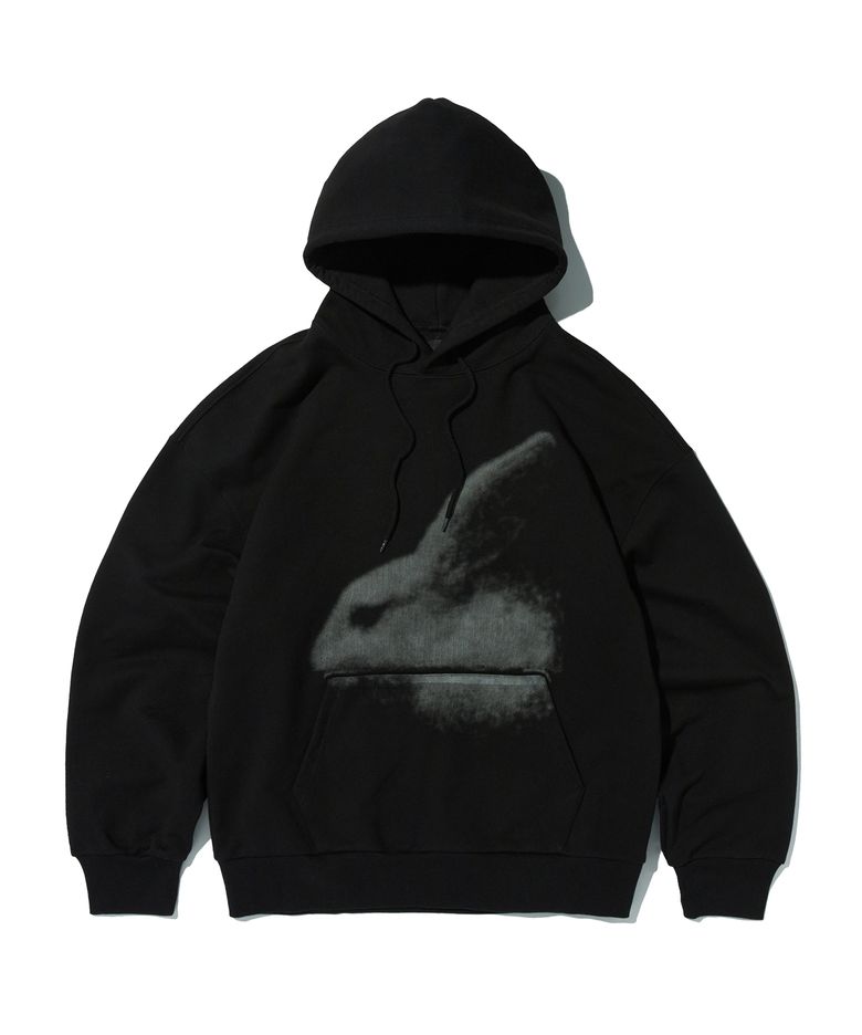 RABBIT HOODIE [BLACK]