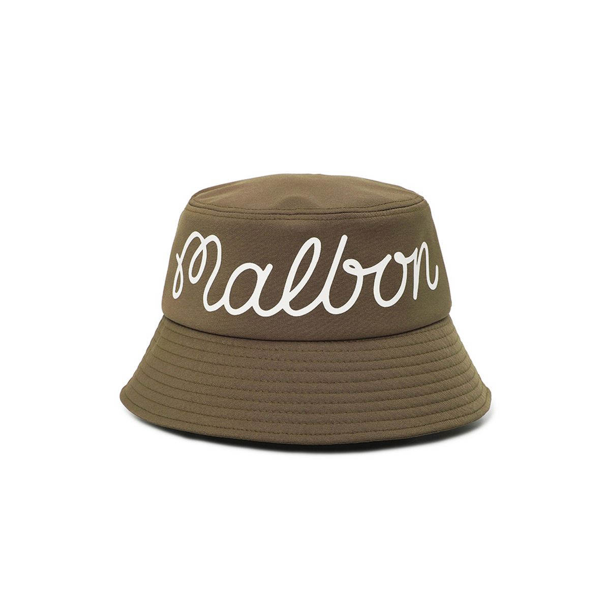 말본 골프(MALBON GOLF) 빅 스크립트 버킷햇 BEIGE