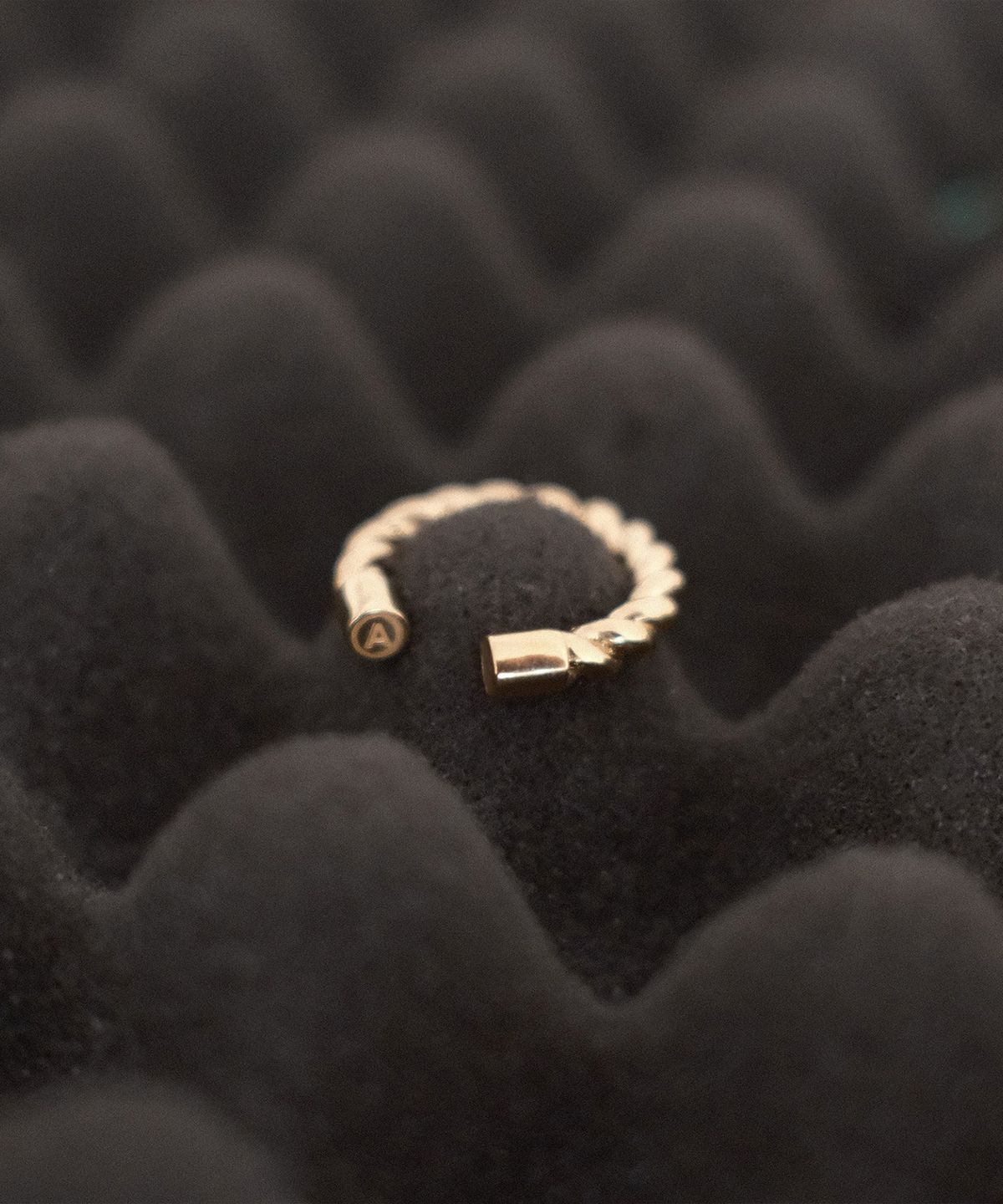 클레멍스 주얼리(CLEMENCE JEWELRY) 이니셜 로프 오픈링_실버