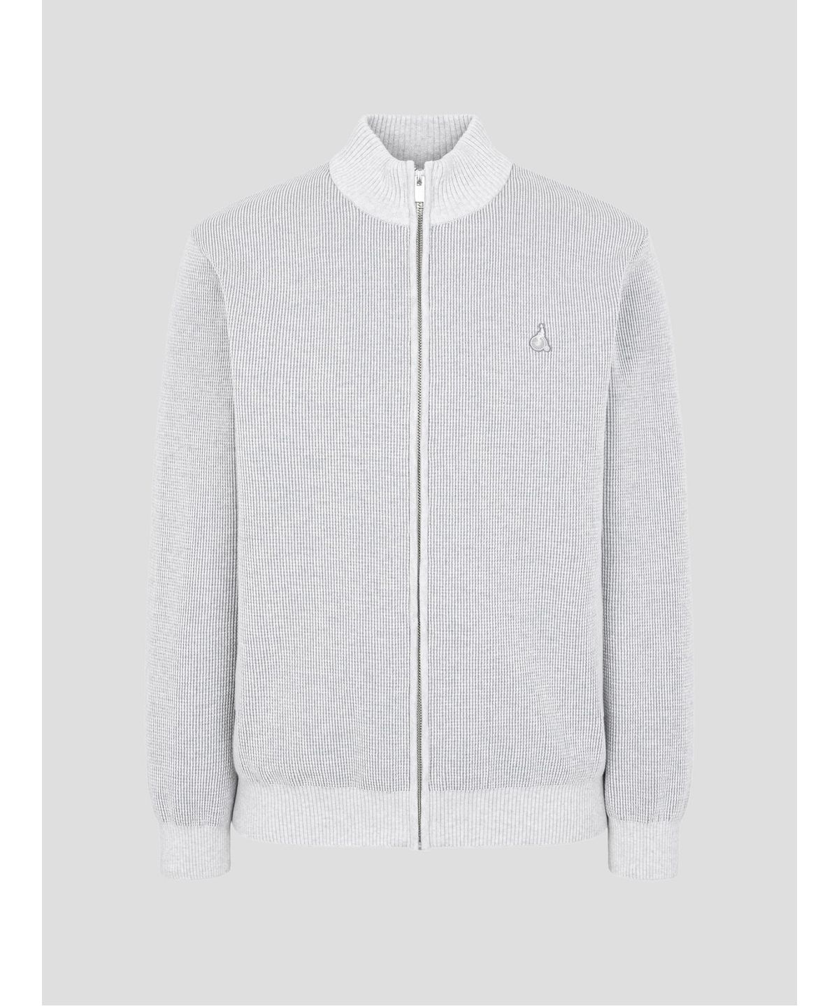 빈폴 멘(BEANPOLE MEN) 솔리드 풀집업 카디건  라이트 그레이 (BC525AC122)