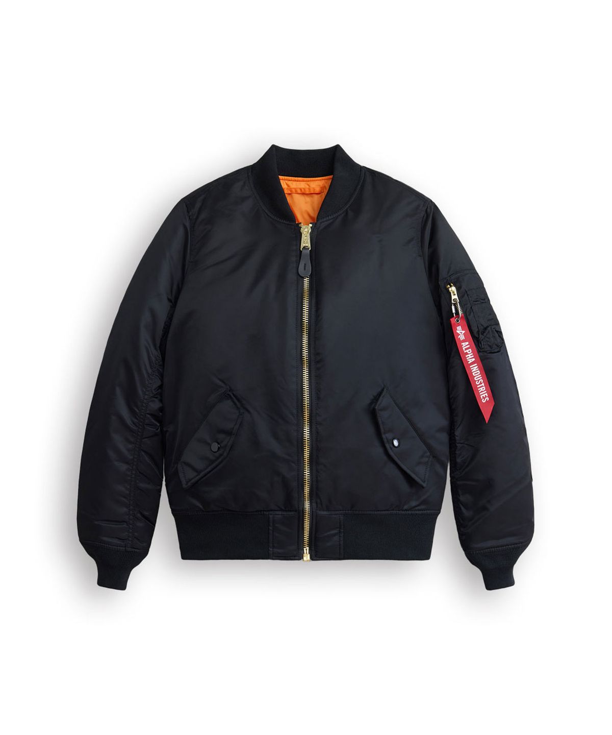 알파 인더스트리(ALPHA INDUSTRIES) MA-1 플라이트 자켓 우먼 블랙