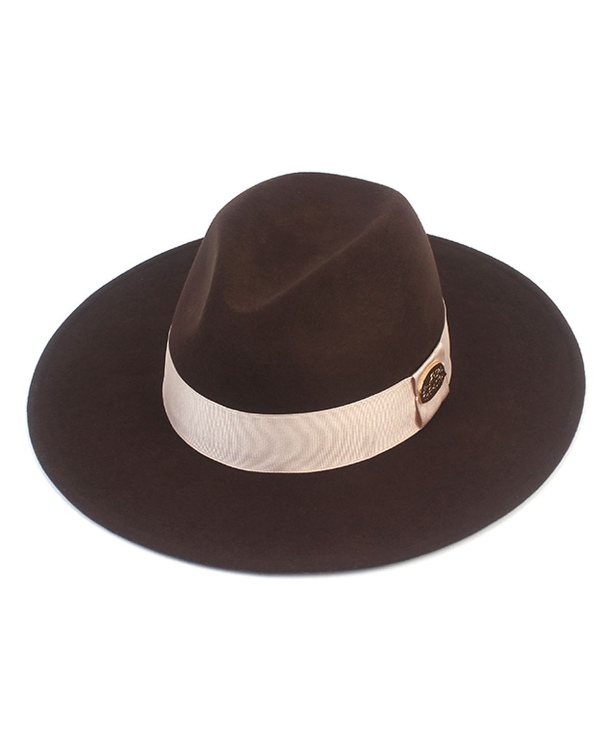 유니버셜 케미스트리(UNIVERSAL CHEMISTRY) Ivory Line Brown Wool Fedora 울페도라