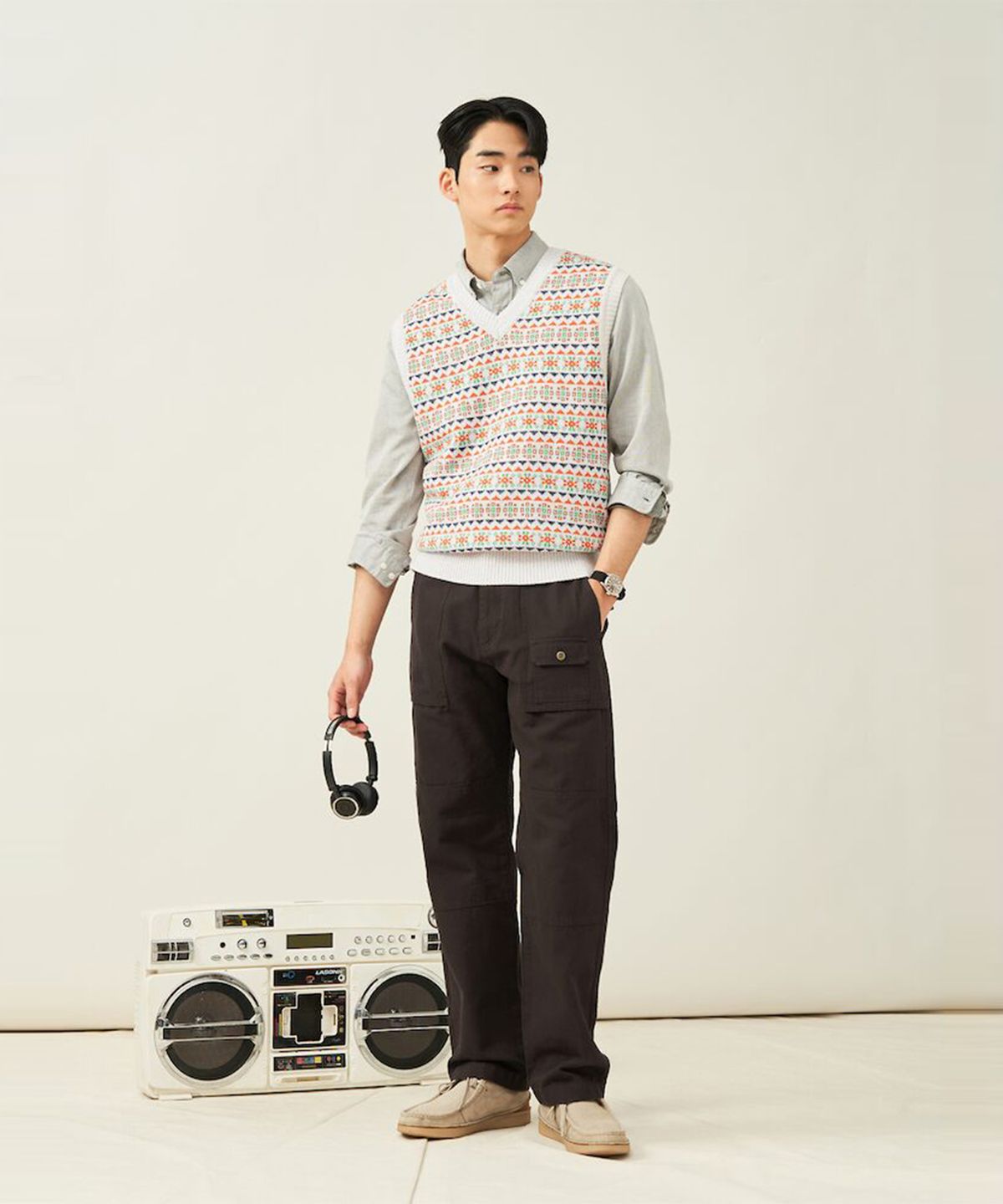 빈폴 멘(BEANPOLE MEN) 퍼티그 팬츠  브라운 (BC5221C33D)