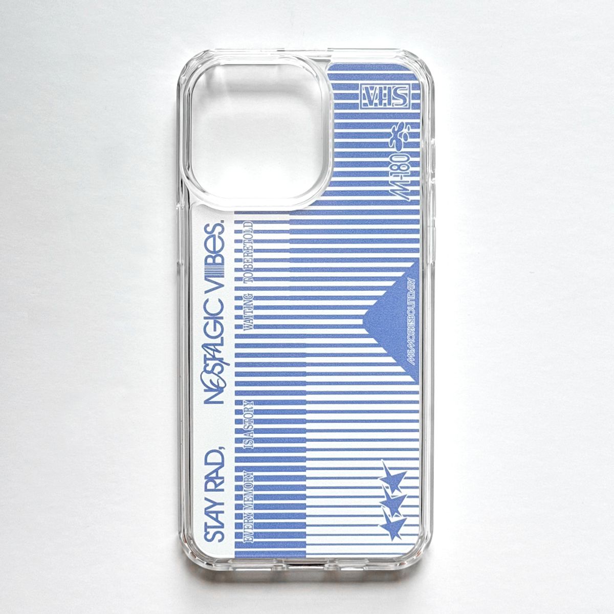 메모리즈바운더리(MEMORIESBOUNDARY) Nostalgic Vibes Retro VHS Phone Case (Ver.3) (GelHard / Magsafe)