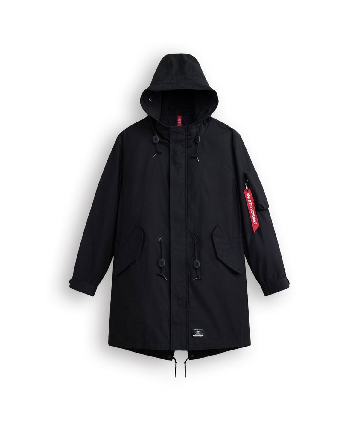 알파 인더스트리(ALPHA INDUSTRIES) M-59 피쉬테일 파카 블랙