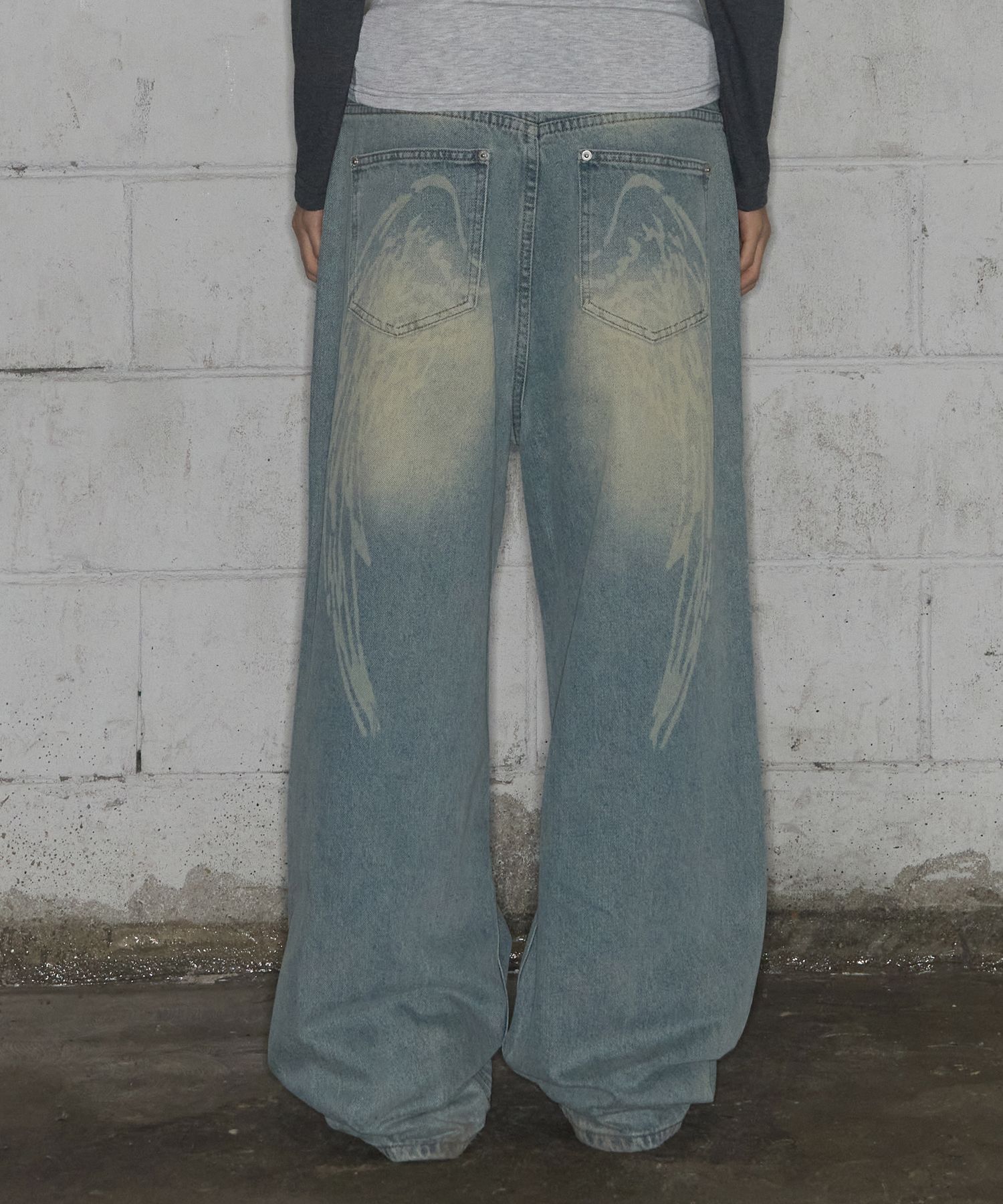 パンツ Angel Vintage Washing Pin Tuck Pants A'GEM/9 × .kom 『 FANCY CLUB/ファンシークラブ』 ANGEL