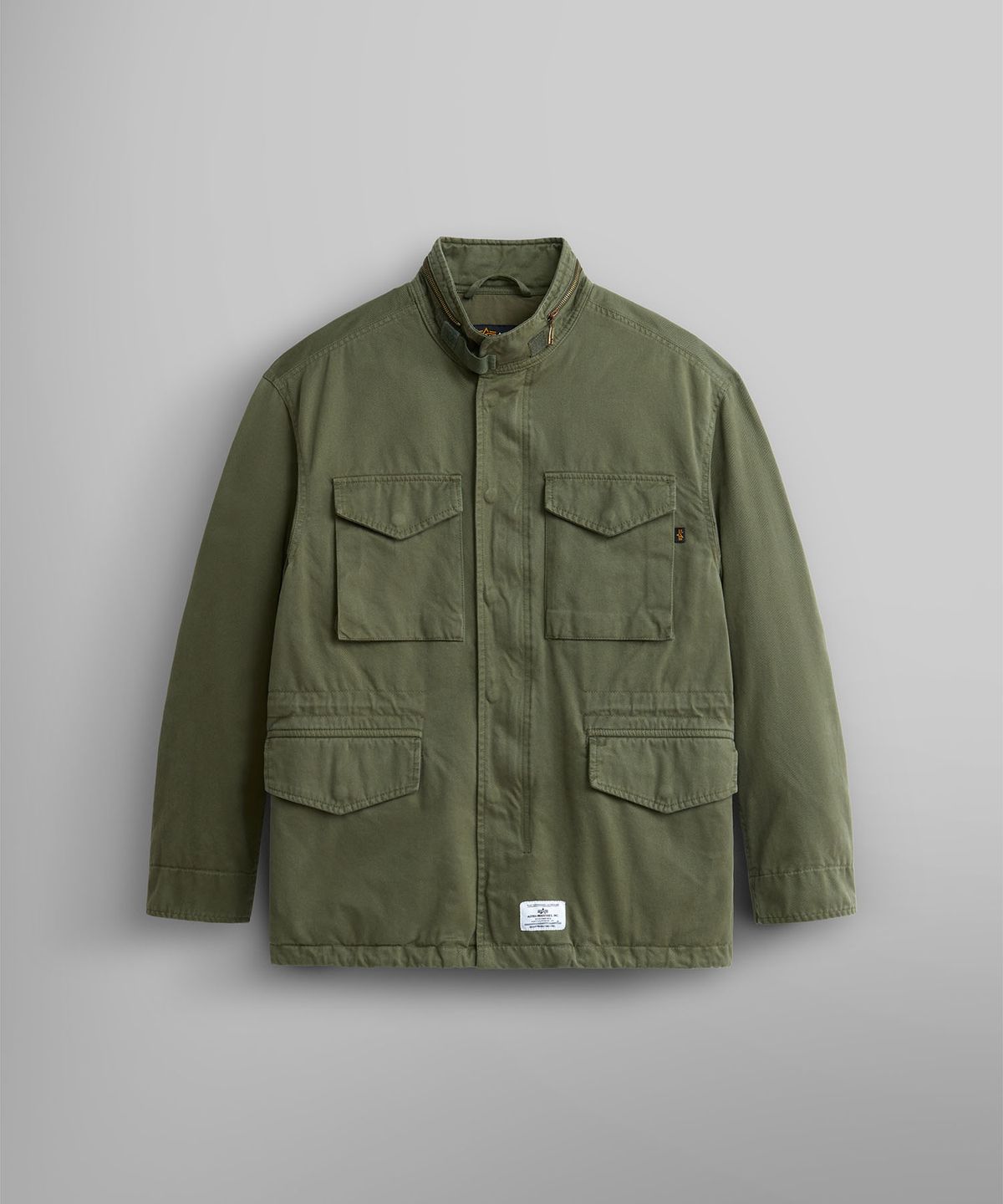 알파 인더스트리(ALPHA INDUSTRIES) M-65 모드 필드 코트 GEN II OG-107 그린
