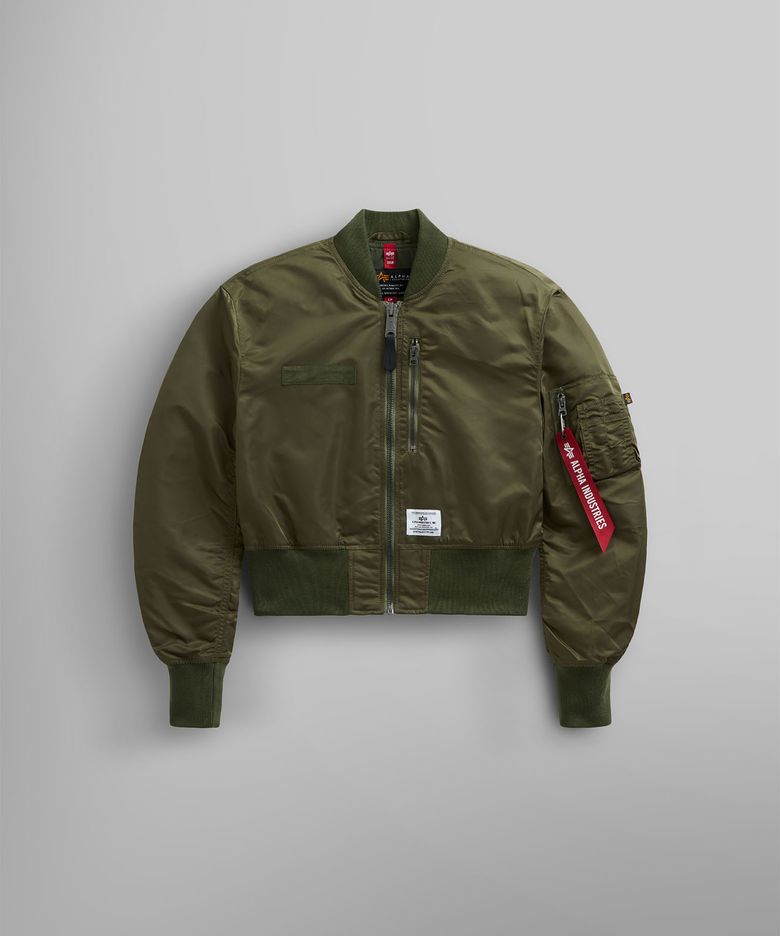 L-2B 크롭 GEN II 플라이트 자켓 우먼 OG-107 그린