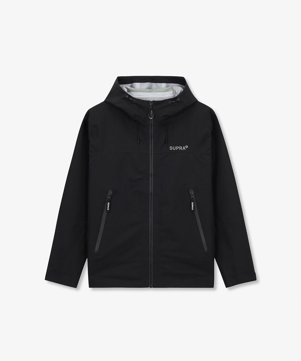 수프라(SUPRA) 베이직 배색 3L 바람막이(BLACK)