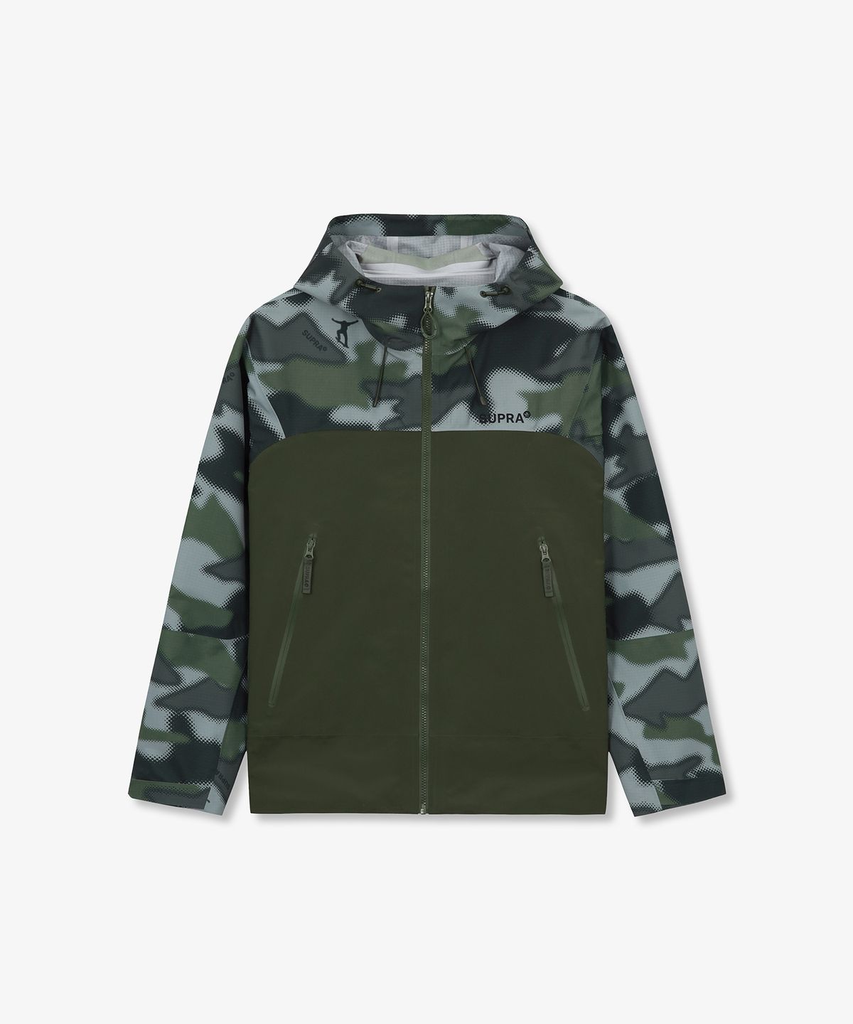 수프라(SUPRA) 베이직 배색 3L 바람막이(KHAKI)