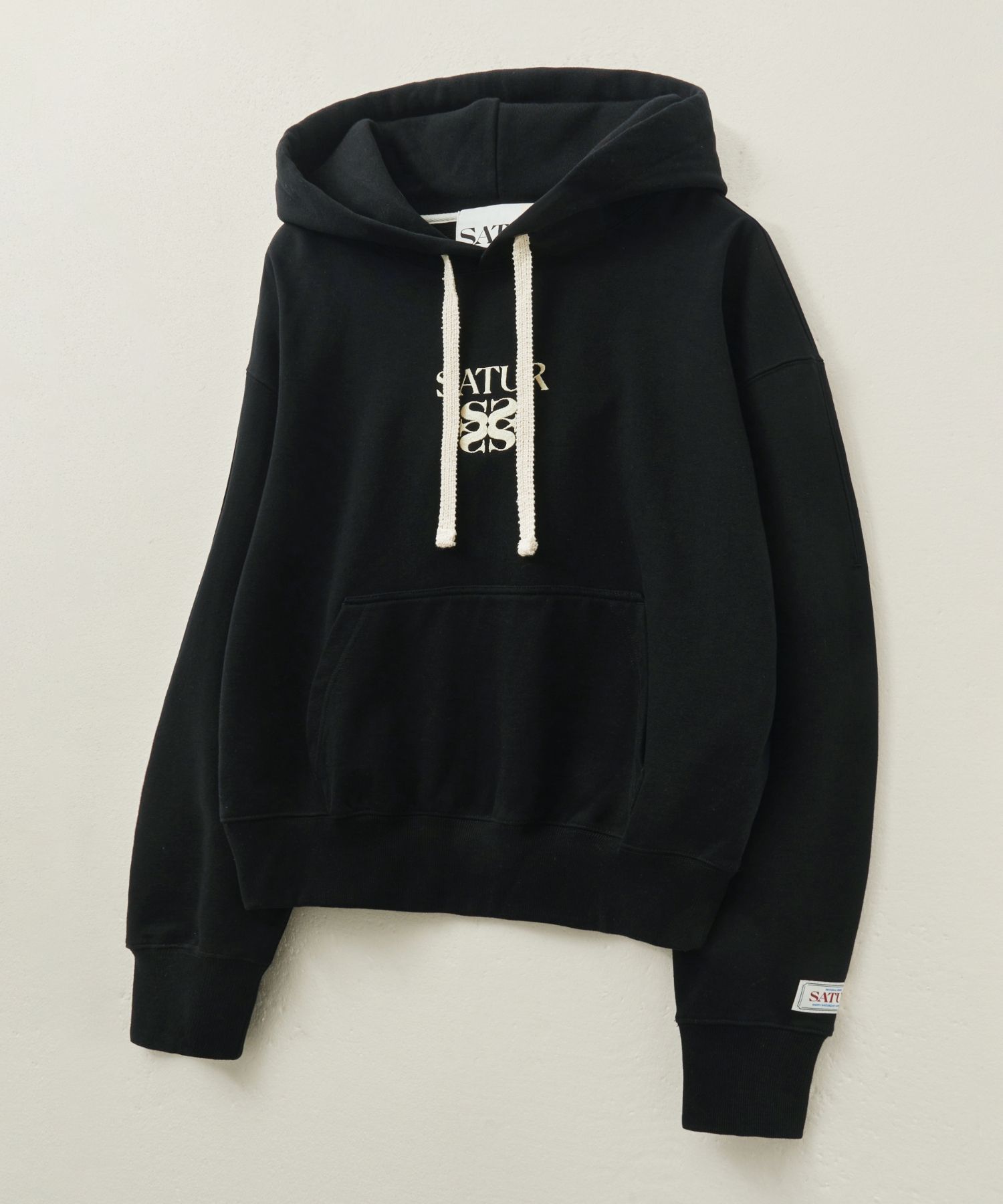 パーカー・フーディ SATUR Apero Pocket Hooded T-Shirt Black SA251MTH02BK MUSINSA公式 | SATUR Apero Pocket Hooded T-Shirt Black