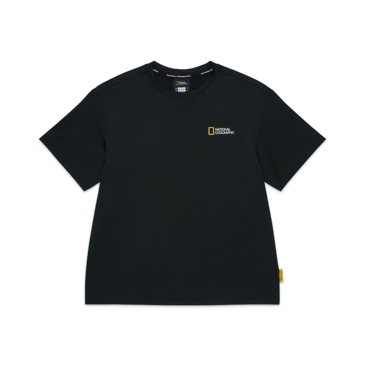 내셔널지오그래픽 키즈(NATIONAL GEOGRAPHIC KIDS) K255UTS940 에어로쿨 스몰로고 반팔티 CARBONBLACK