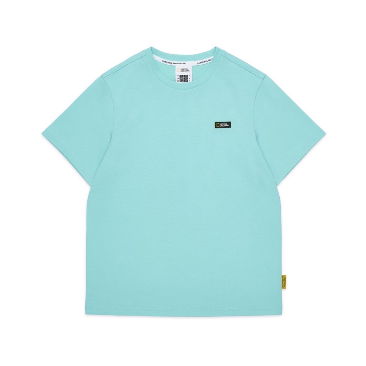 내셔널지오그래픽 키즈(NATIONAL GEOGRAPHIC KIDS) K255UTS920 스몰로고 반팔티 MINT