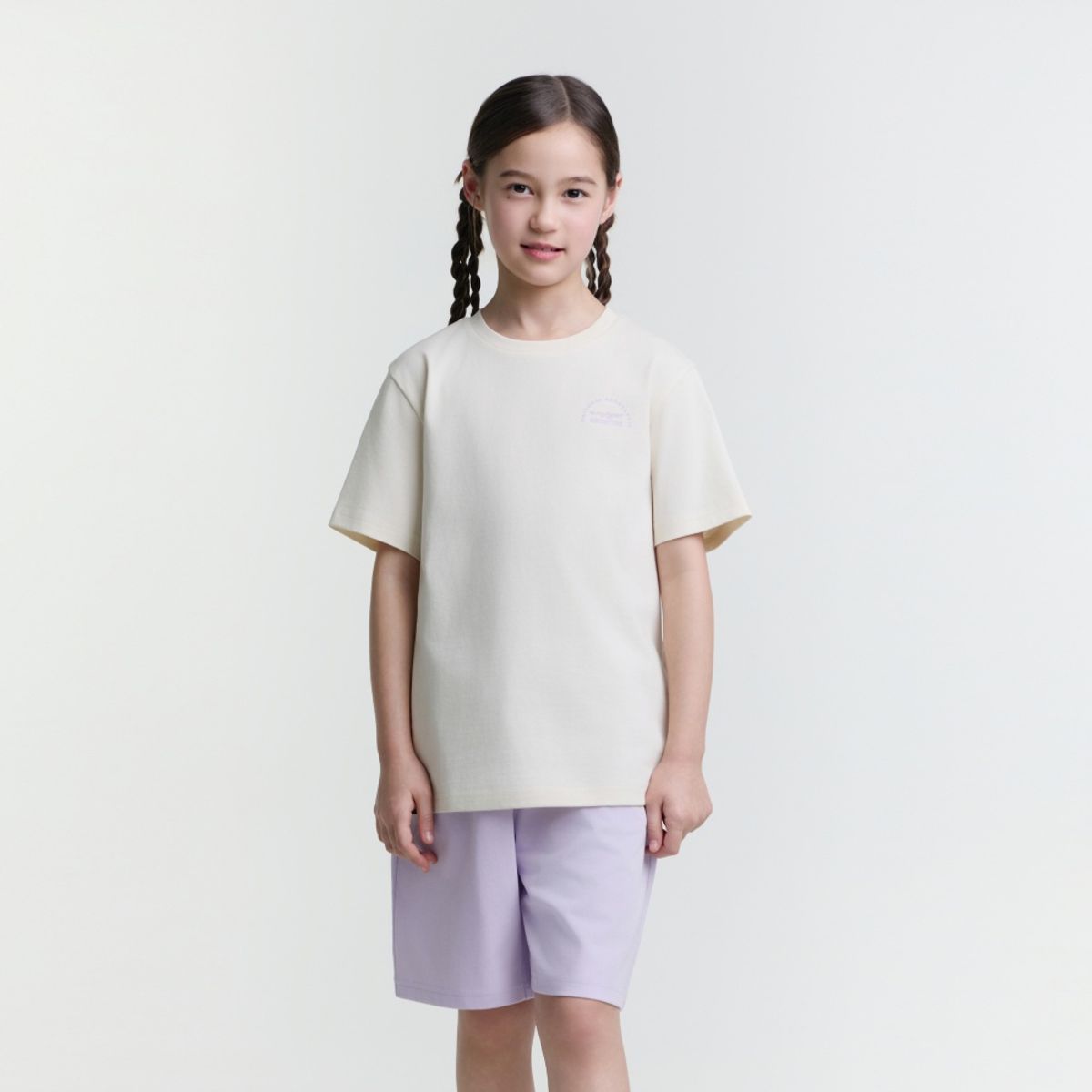 내셔널지오그래픽 키즈(NATIONAL GEOGRAPHIC KIDS) K252UPB901 5부 상하 SET IVORY