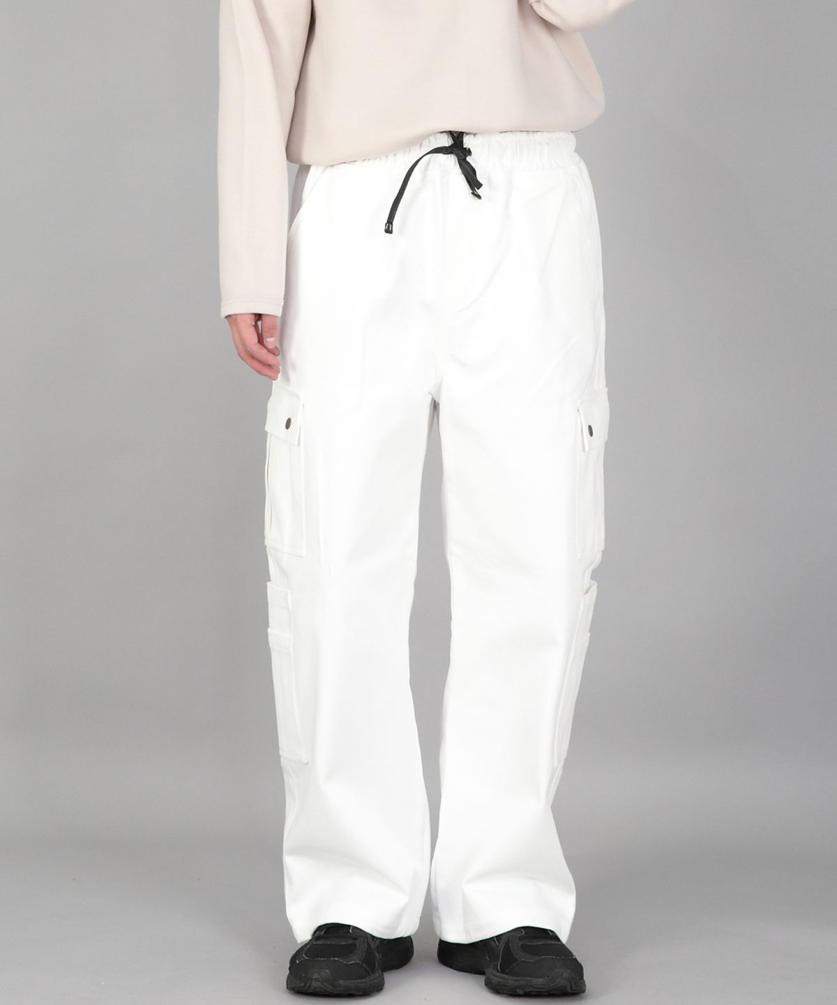 세인트크루(SAINTCREW) 더블카고 스트링 조거팬츠 DCJ-338 화이트