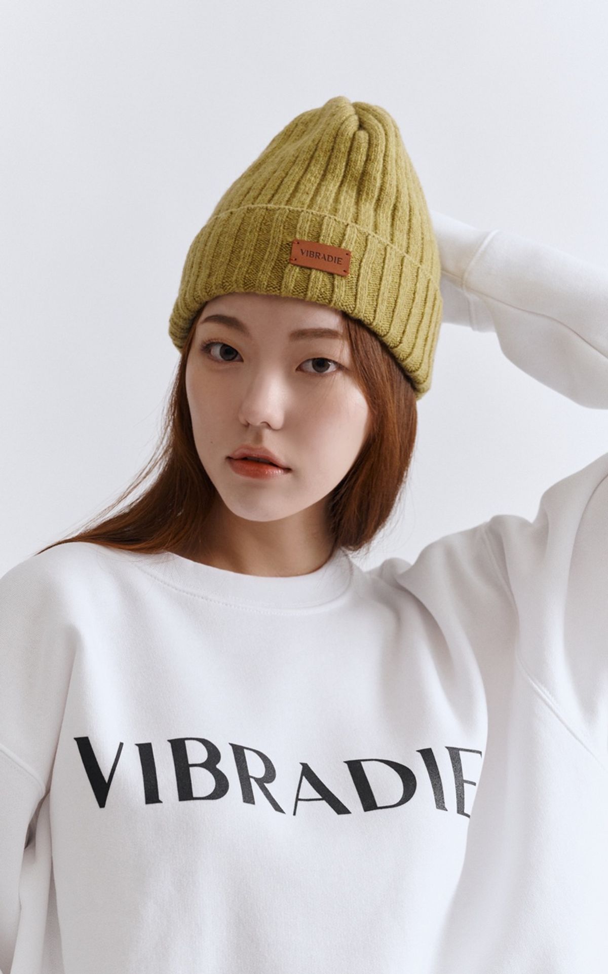 바이브라디(VIBRADIE) VB 남여공용 올리브 비니