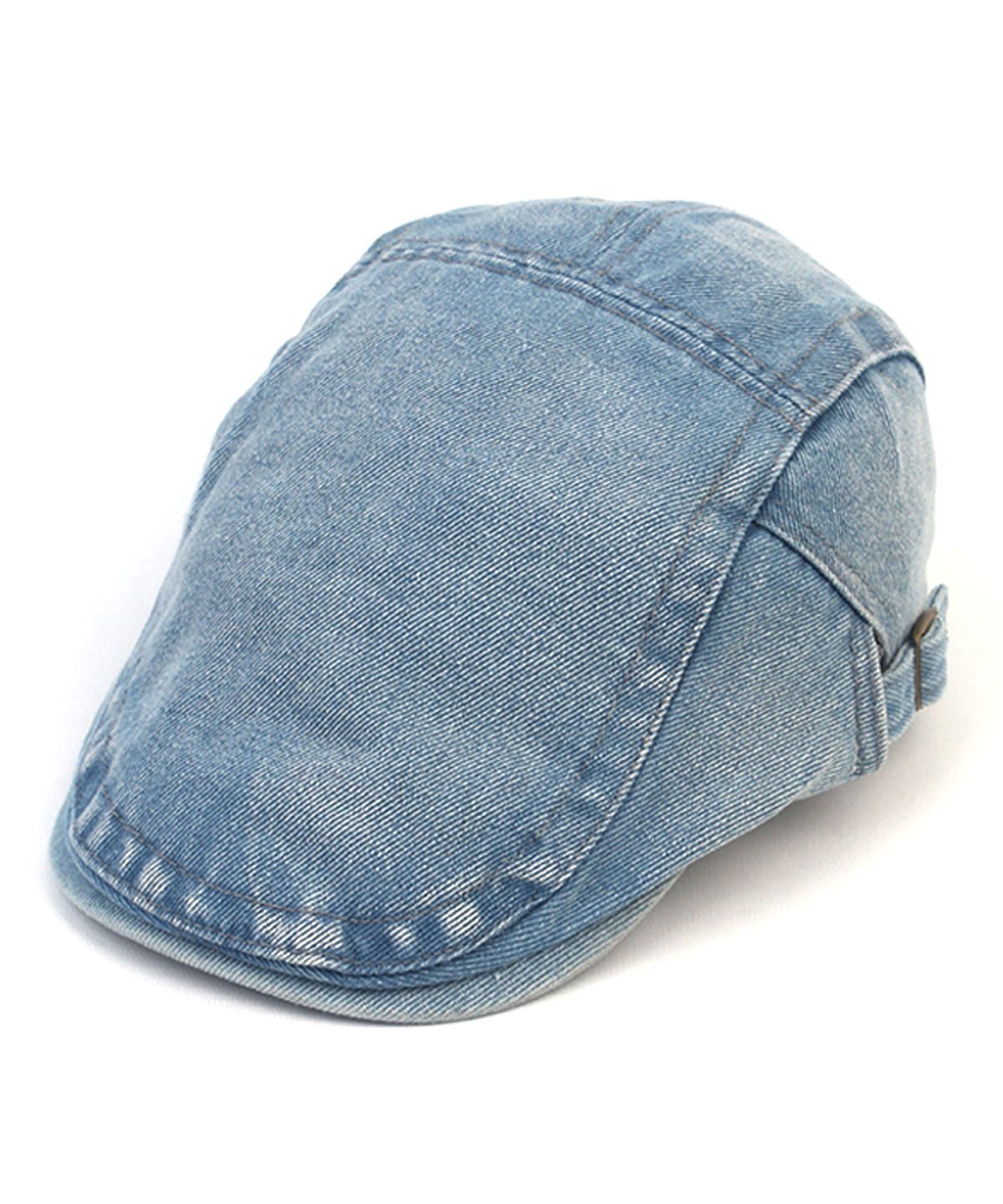 유니버셜 케미스트리(UNIVERSAL CHEMISTRY) Hard Washing Denim SideBelt Huntingcap 헌팅캡