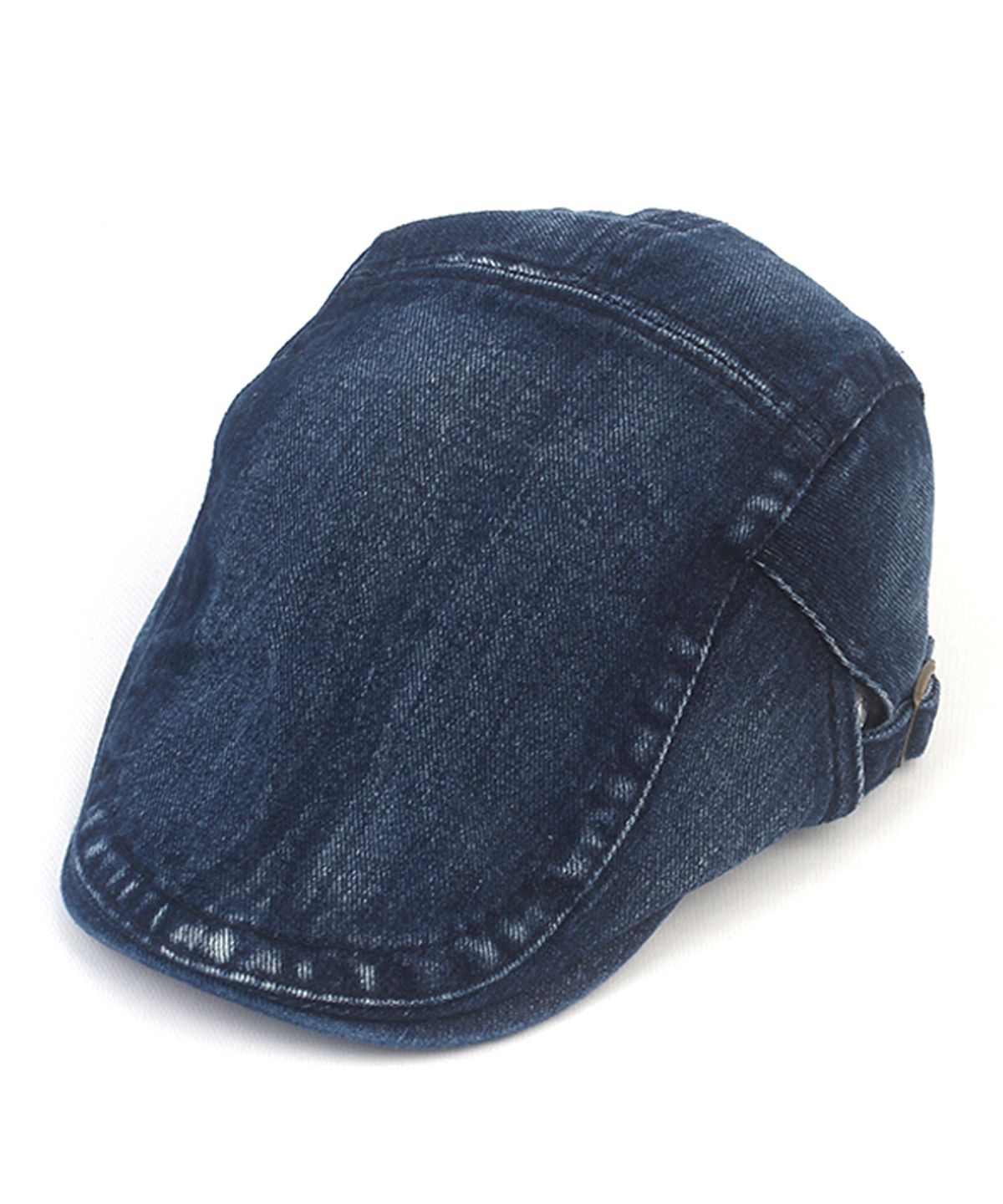 유니버셜 케미스트리(UNIVERSAL CHEMISTRY) Hard Washing Dark Denim SideBelt Huntingcap 헌팅캡