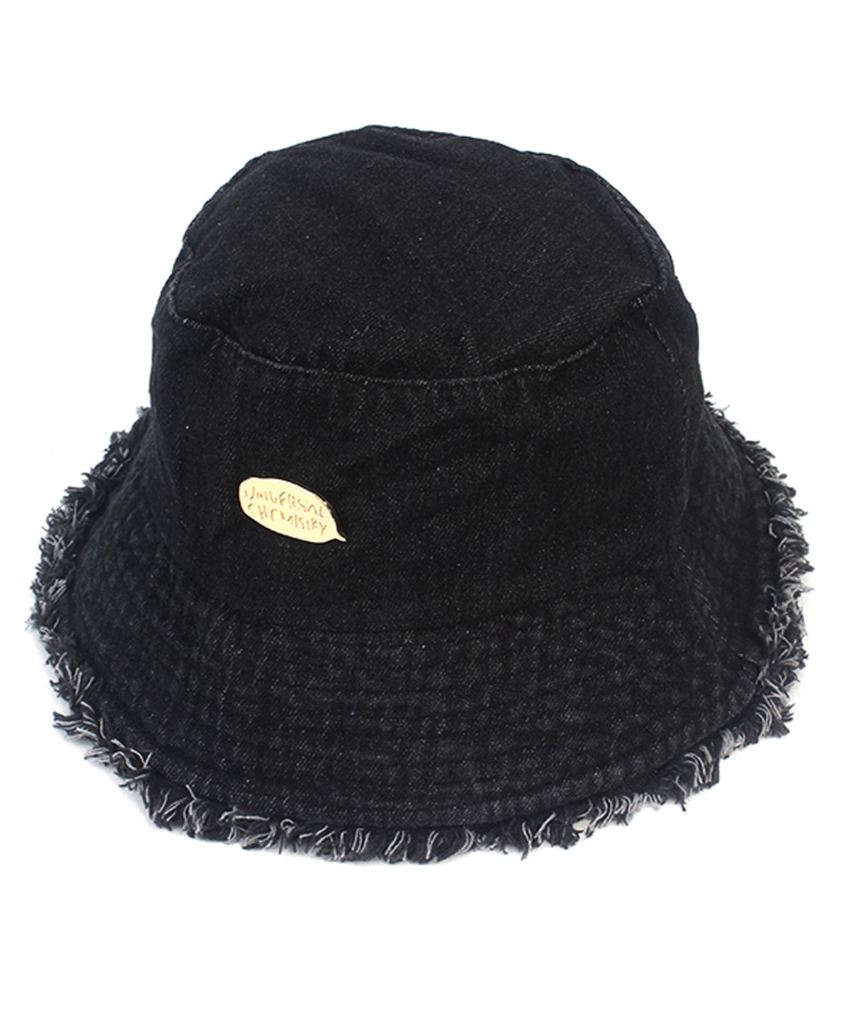 유니버셜 케미스트리(UNIVERSAL CHEMISTRY) Washing Vintage Black Denim Bucket Hat 데님버킷햇
