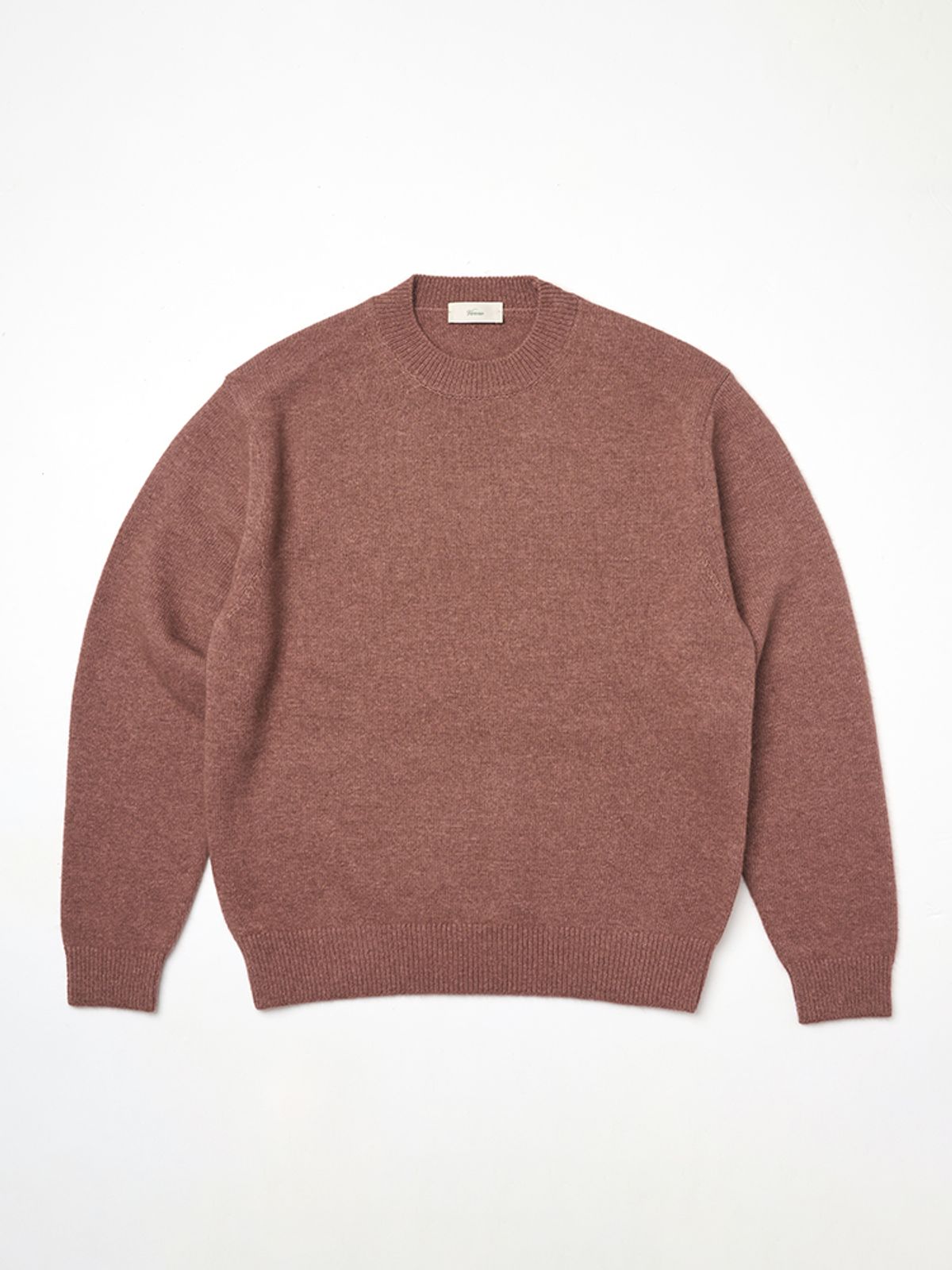 베르노(VERNO) 24FW Fox Crew-neck Knit Rose
