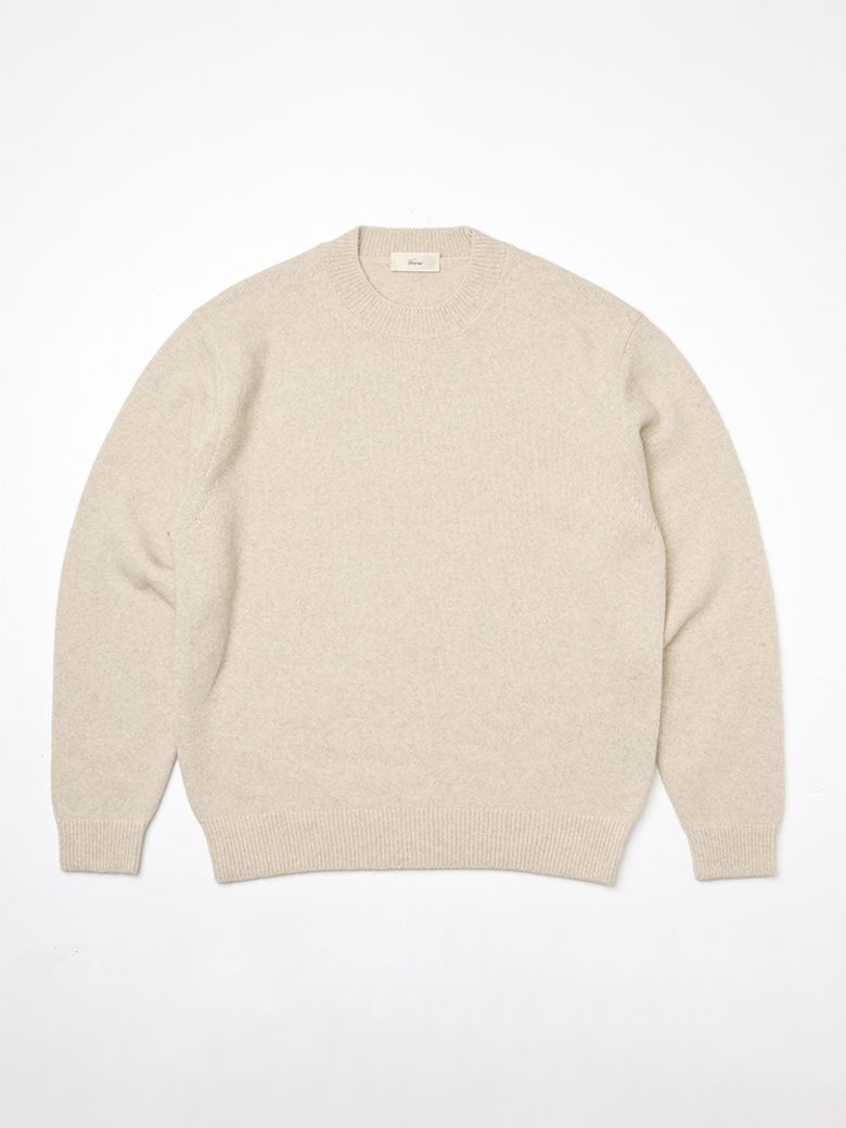 24FW Fox Crew-neck Knit Oatmeal