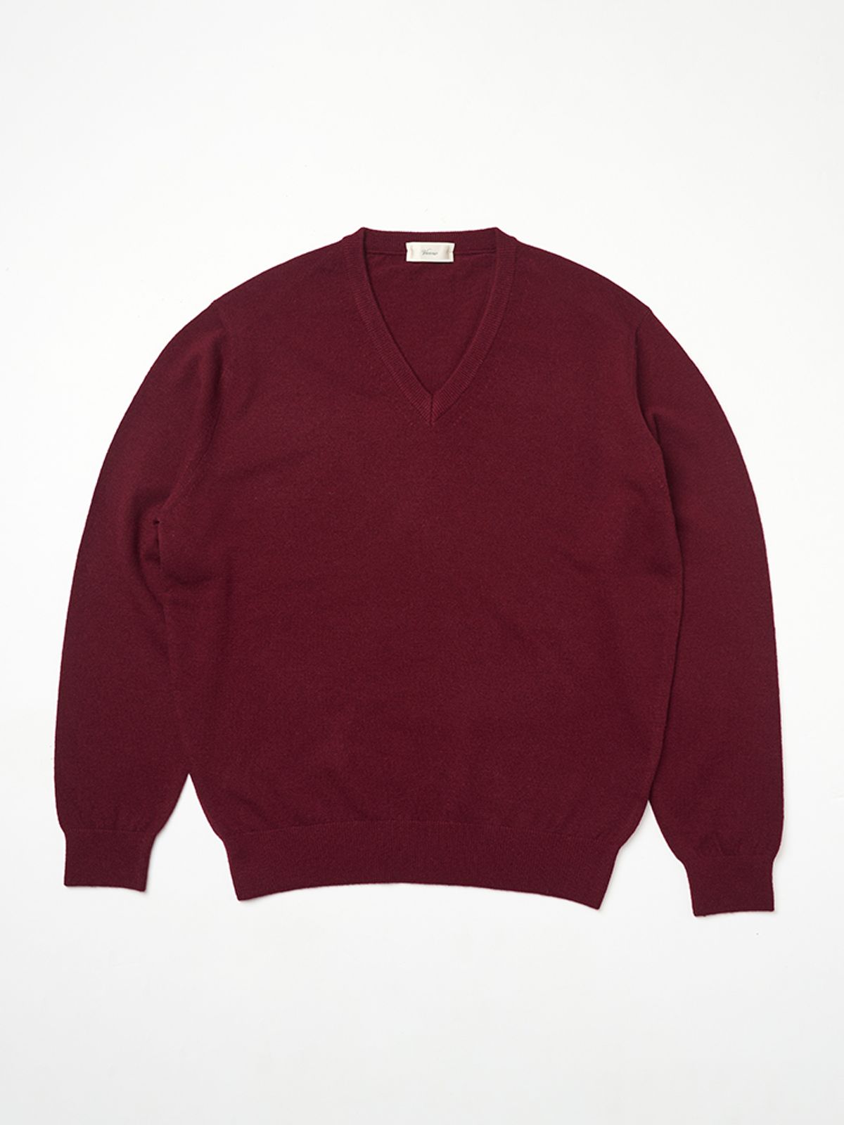 베르노(VERNO) 24FW V-neck Knit Burgundy