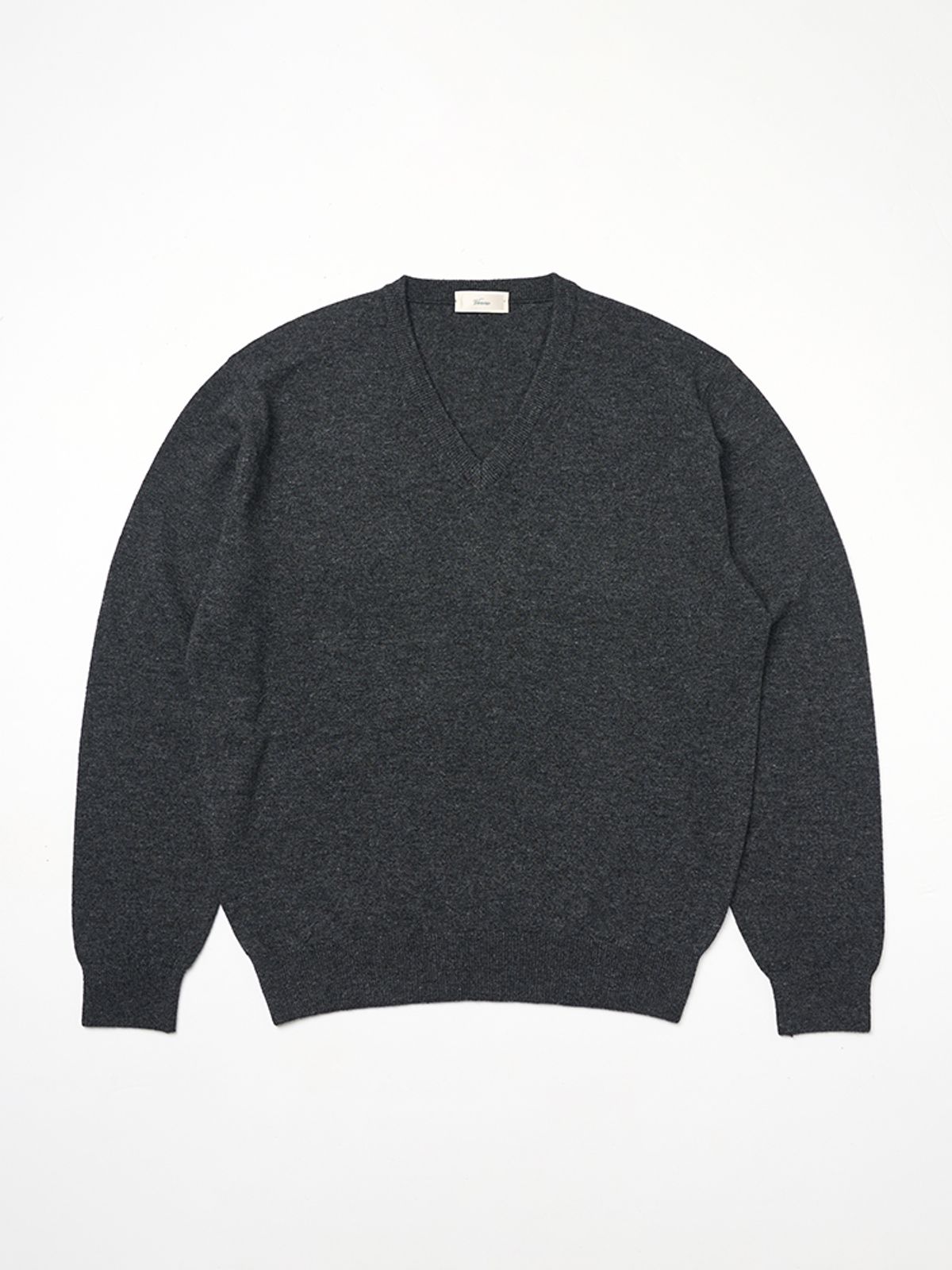 베르노(VERNO) 24FW V-neck Knit Charcoal
