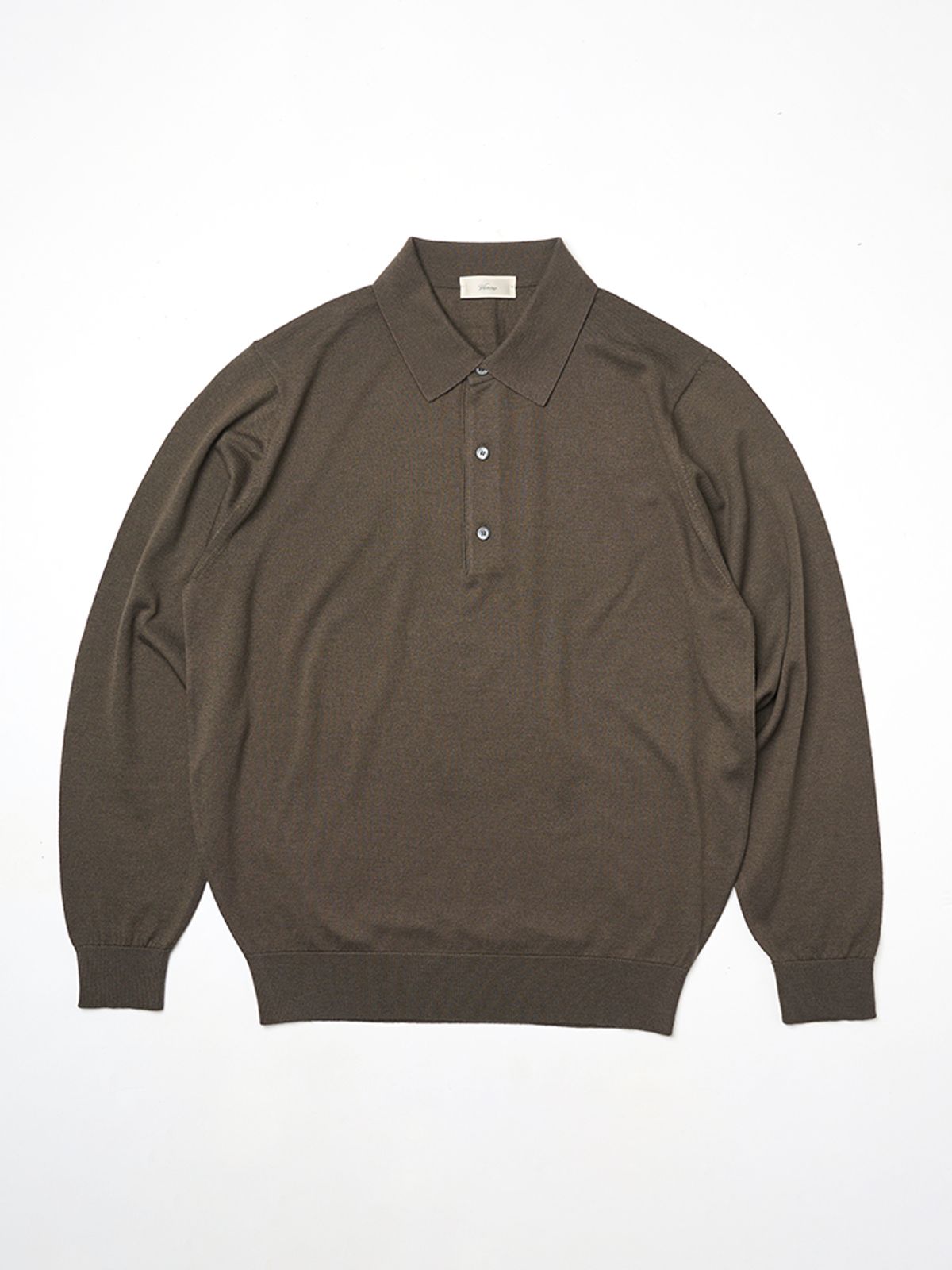베르노(VERNO) 25SS Cashtouch Long Sleeve Polo Knit Chimney