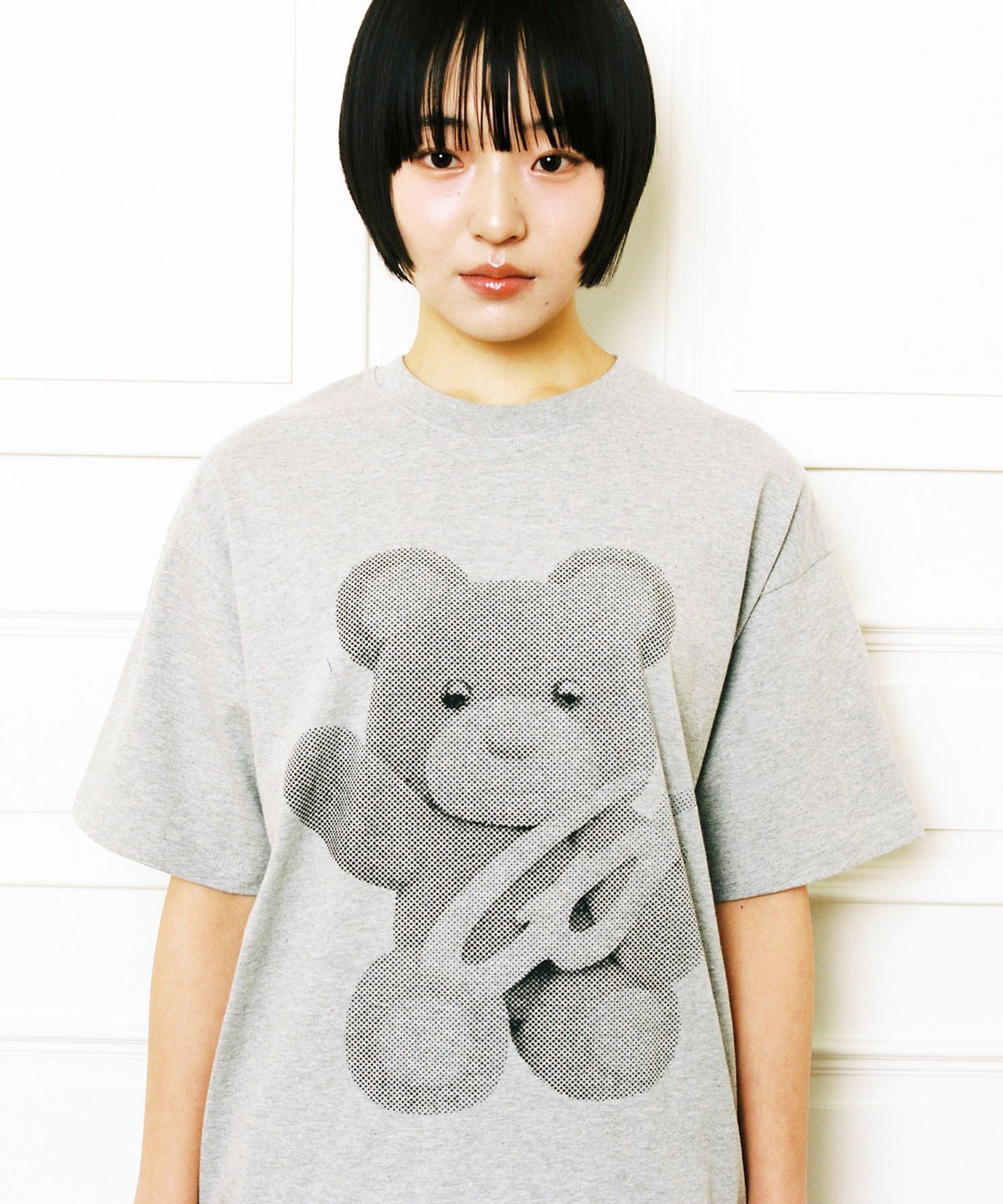 ●WEBHOUSE● 25SS Teddy Symbol Tee MUSINSA | WEBHOUSE Teddy Symbol Tee - Grey