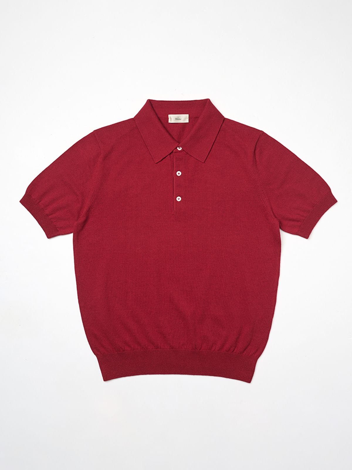 베르노(VERNO) 25SS Essential polo Knit Wine