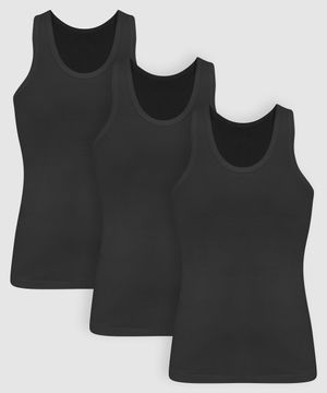 T-맨즈 프리미엄 코튼 블랙런닝 3PACK