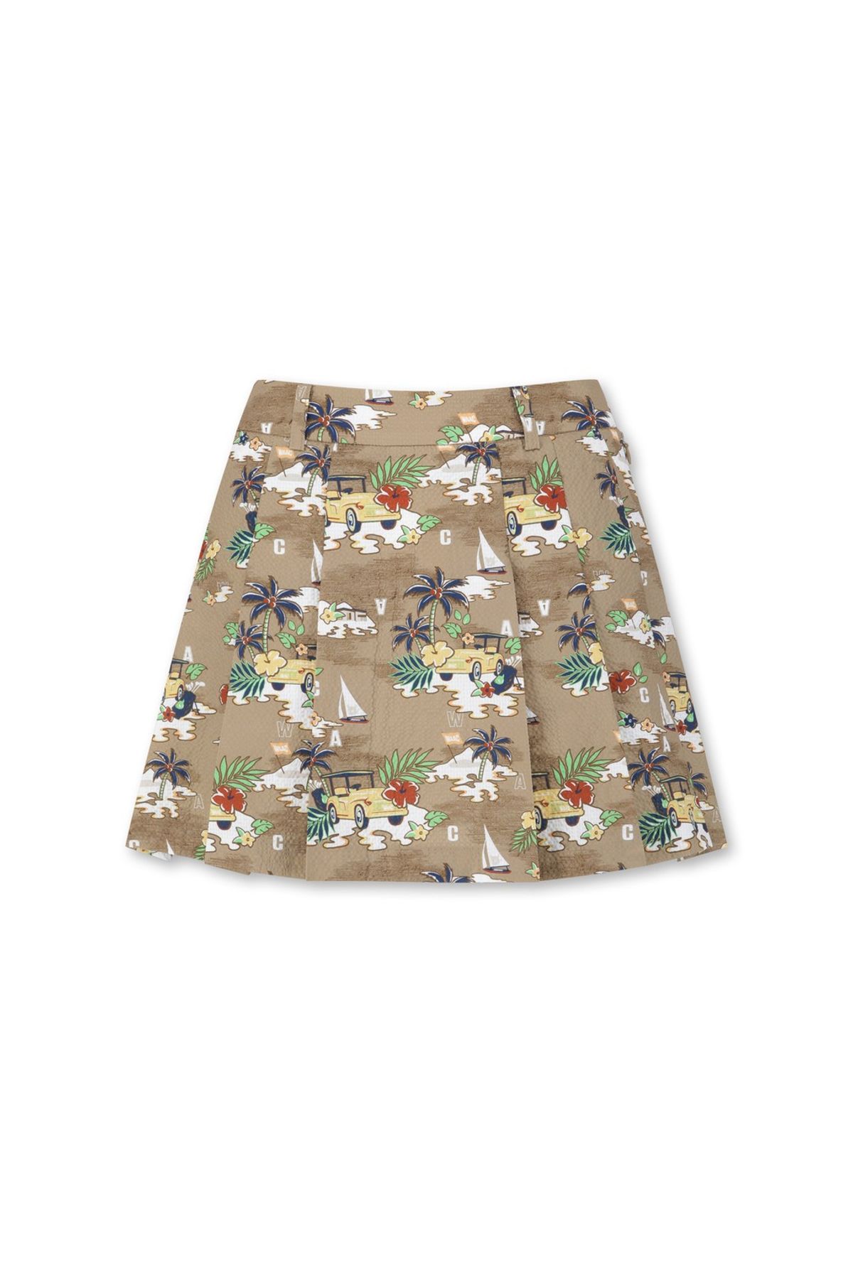 왁(WAAC) Women Pattern Skort_WWKCM25301BEX