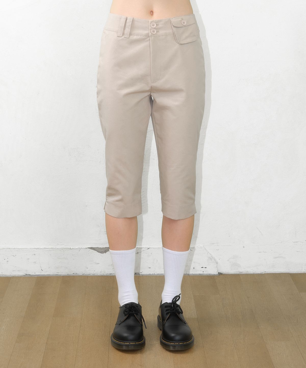 아메스 월드와이드(AMES-WORLDWIDE) COTTON BIKER PANTS BEIGE