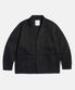 Cotton Notched Jacket Black