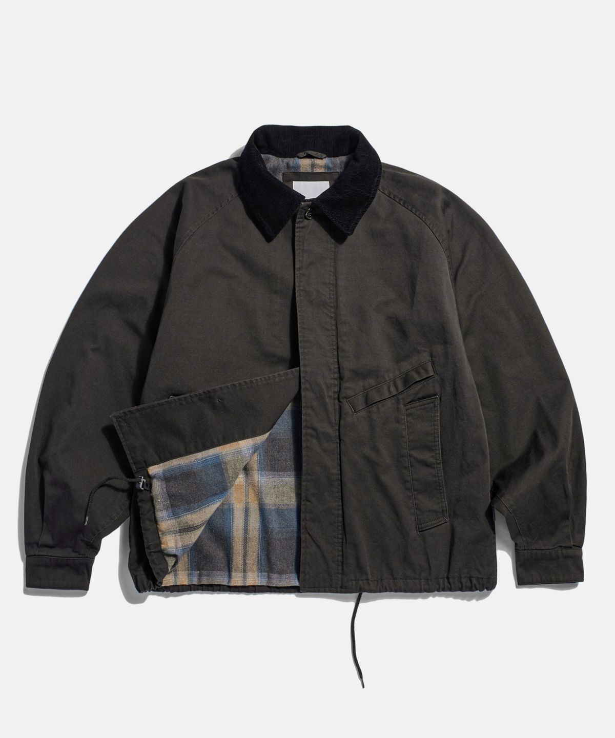 에스피오나지(ESPIONAGE) Short Hunting Jacket Dark Grey