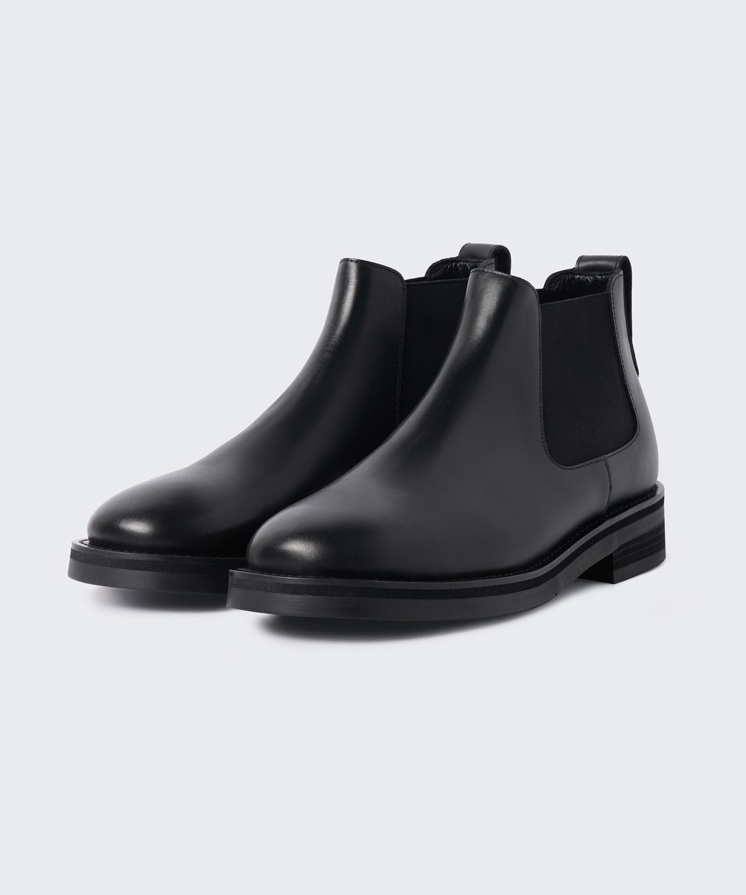 MUSINSA公式 | MUSINSA STANDARD Round Square Low Cut Chelsea
