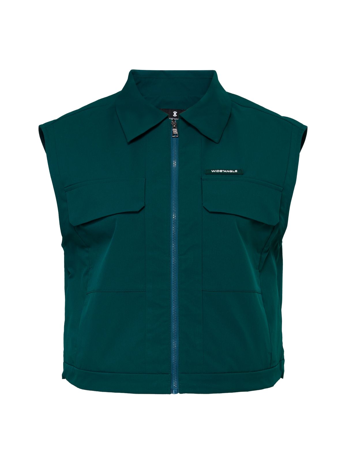 와이드앵글(WIDEANGLE) CO 캐주얼 폴로 풀오픈 베스트 L_Dark Green