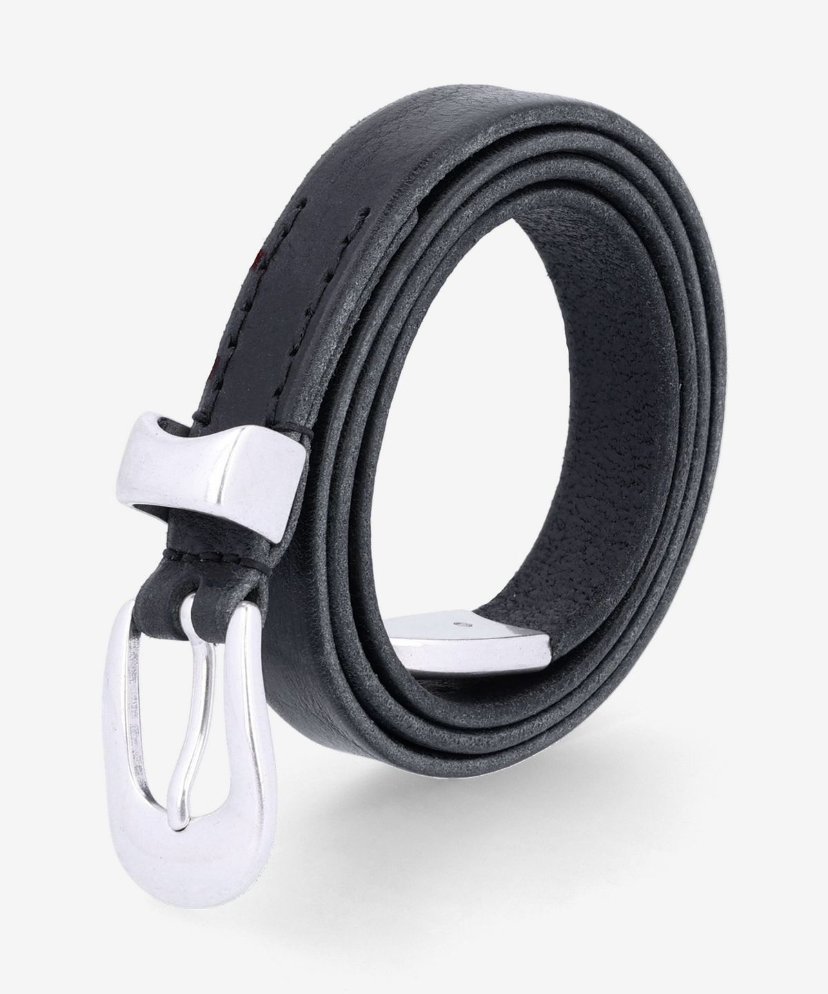 MUSINSA | OUR LEGACY 2CM BELT - BLACK / A2208BBLA