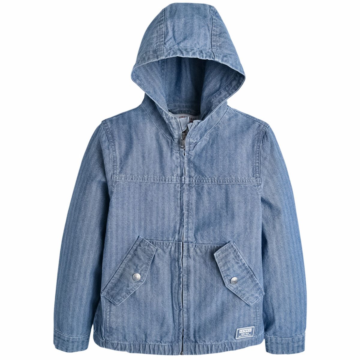 리바이스 키즈(LEVIS KIDS) 풀집후디자켓 (주니어) 멜란지 블루