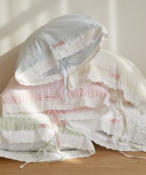 리틀슬리피 60수 아사 순면 레이스 베개커버 7종