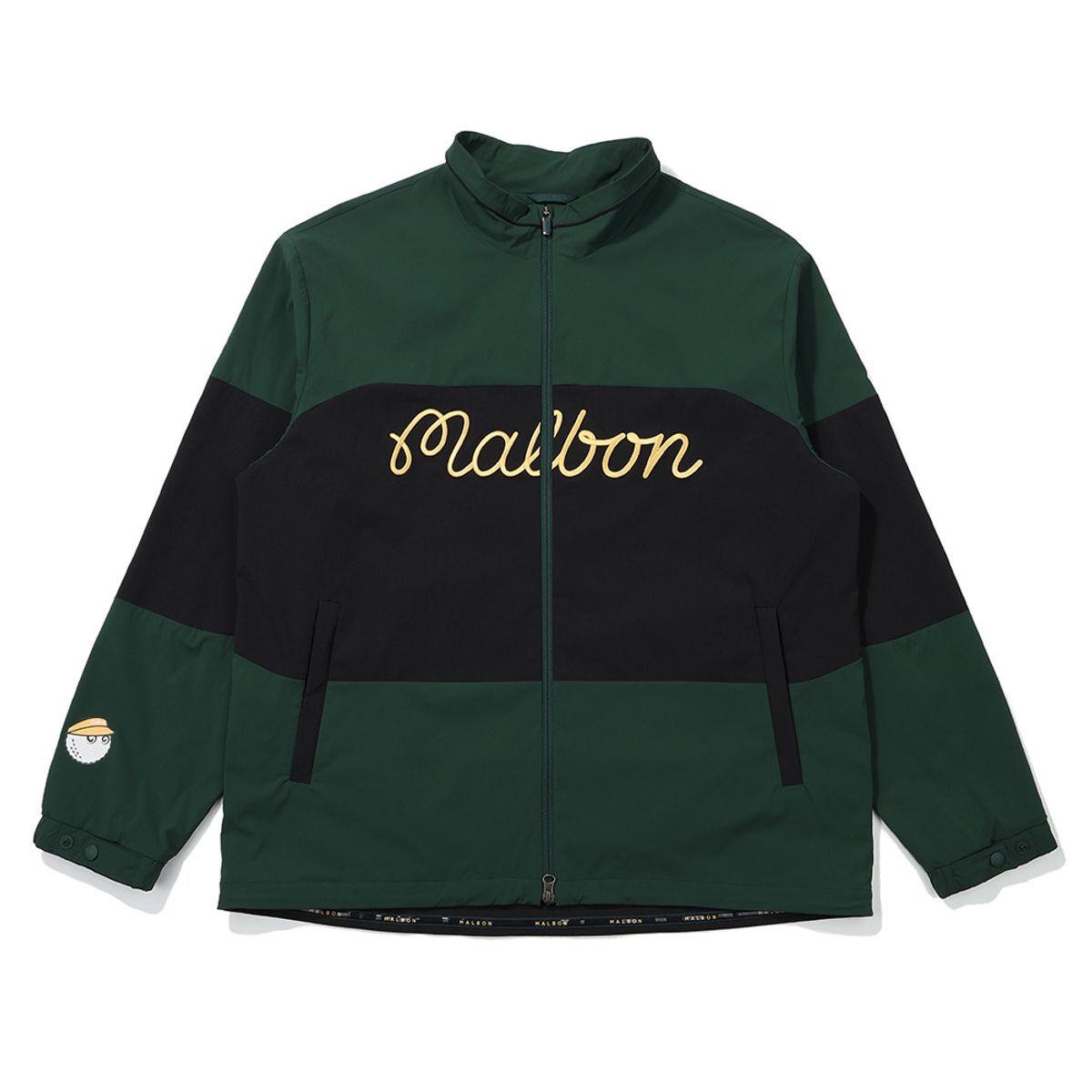 말본 골프(MALBON GOLF) 말본 컬러블럭 자켓 GREEN (MAN)