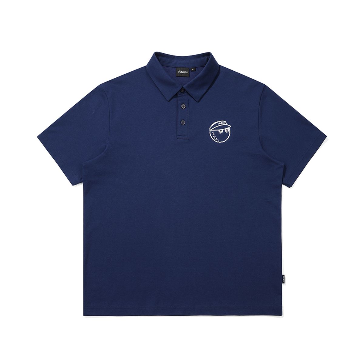 말본 골프(MALBON GOLF) 말본 베이직 CP 폴로 반팔 티셔츠 NAVY (MAN)