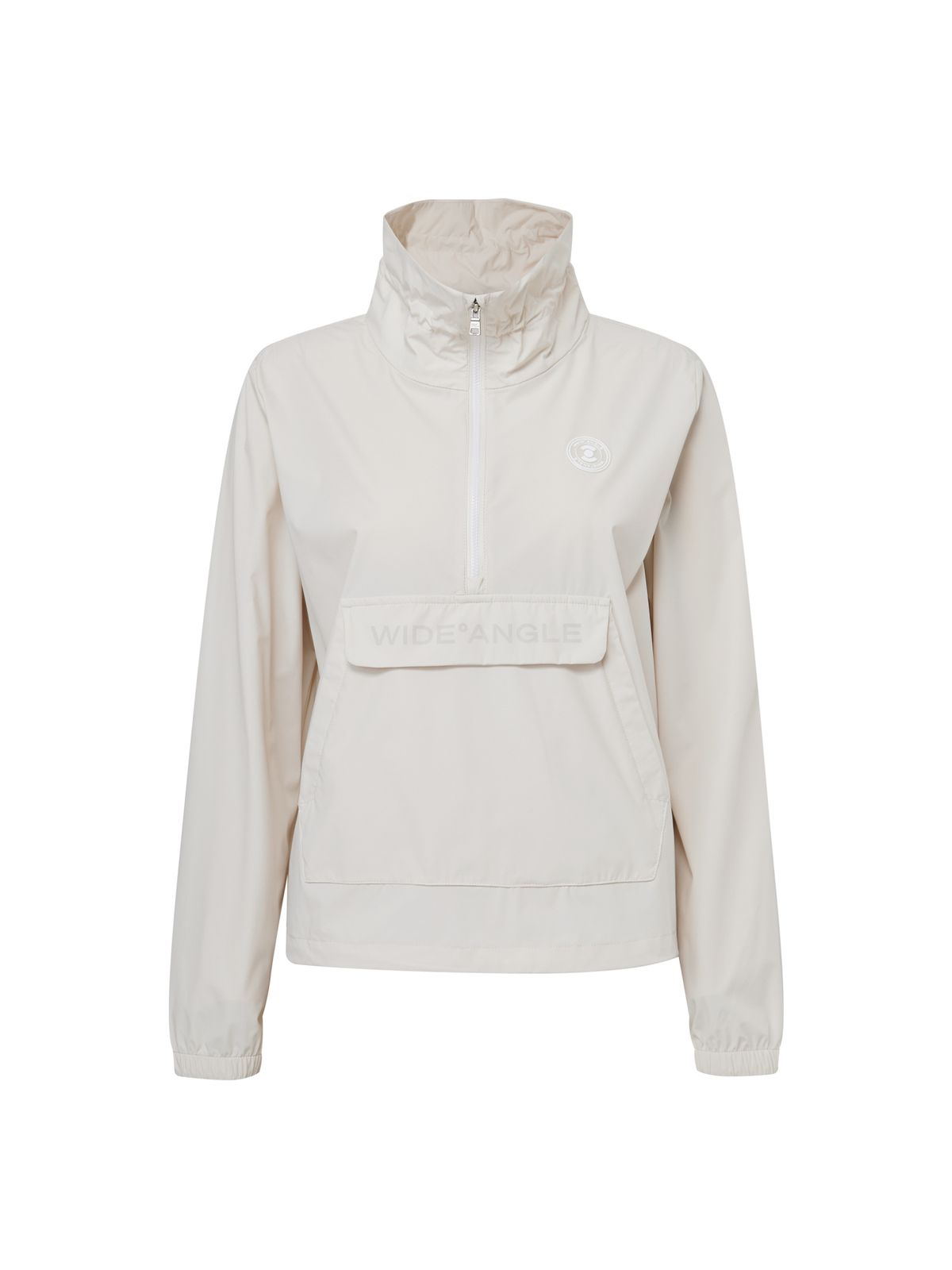 와이드앵글(WIDEANGLE) CO 캥거루포켓 하프짚업 아노락 L_Light Beige