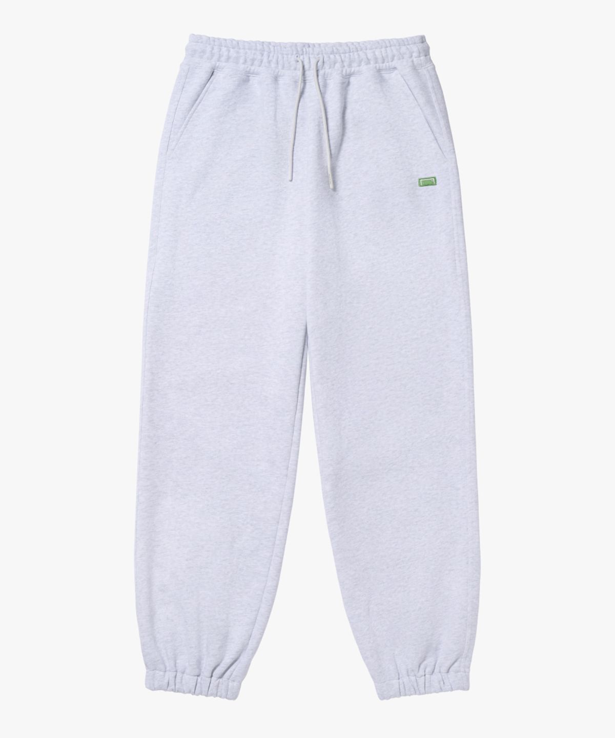 골스튜디오(GOALSTUDIO) ESSENTIAL BOX LOGO JOGGER-MELANGE GREY