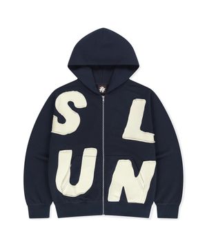 Capital Zip Up Hoodie Navy